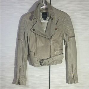 Marciano Soft Leather Jacket, XS (fits S/XS)
